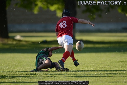 2015-05-09 Rugby Lyons Settimo Milanese U16-Rugby Varese 2177